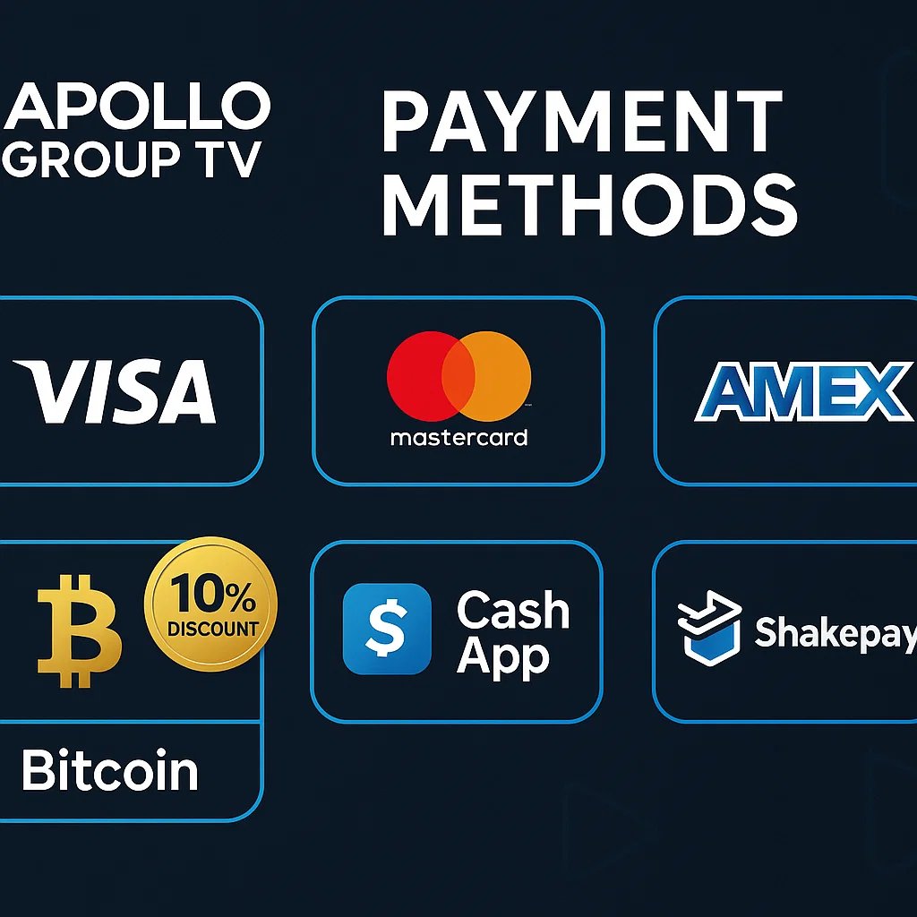 Apollo Group TV Payment Methods