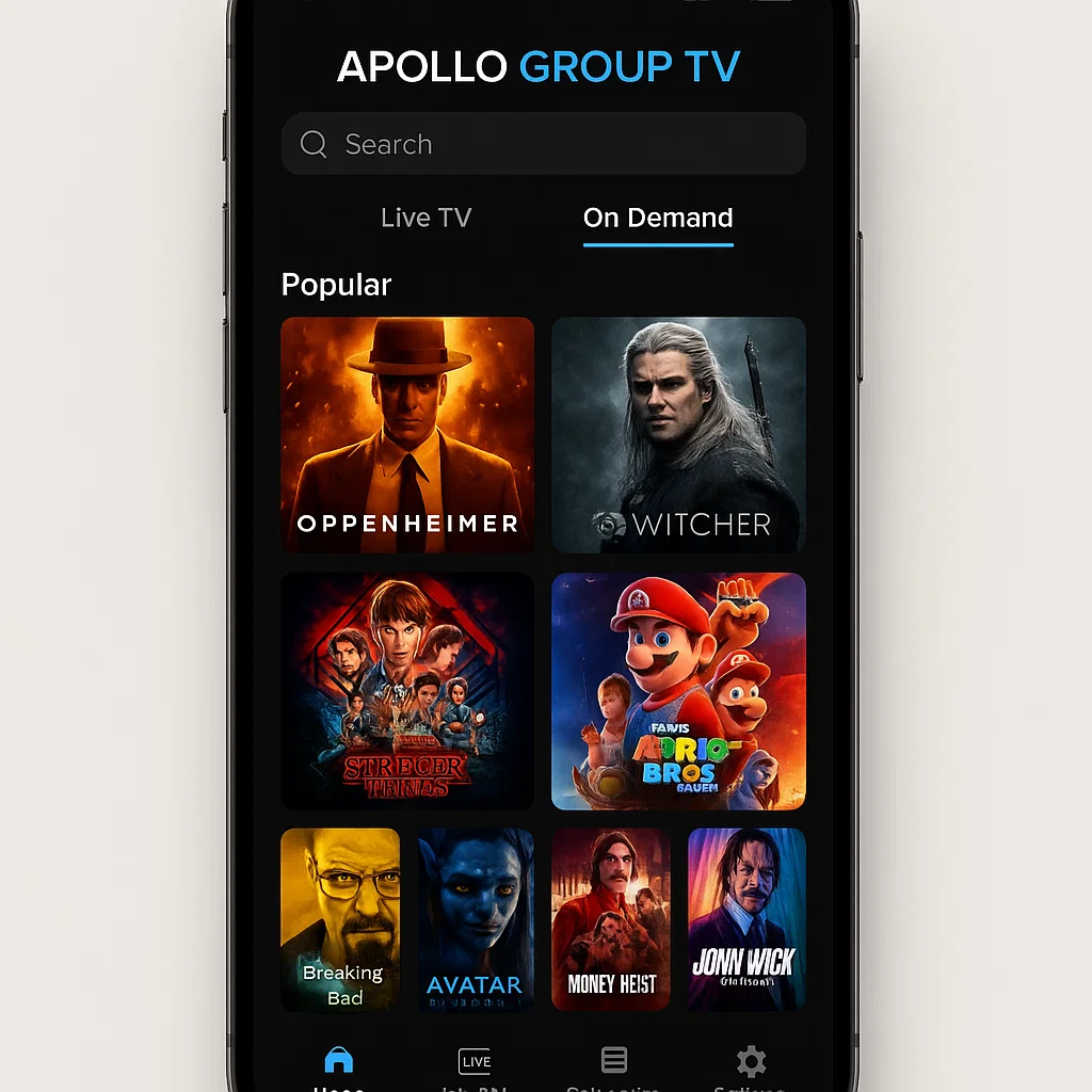 Apollo Group TV app